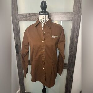 Danner Brown Button-Down Shirt